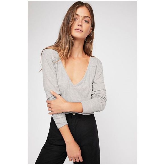 New FREE PEOPLE Rock The Boat Long Sleeve Top NWT - Picture 2 of 8